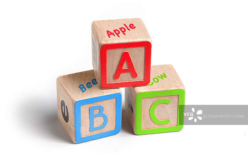 ABC教育积木图片素材
