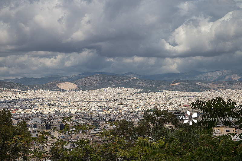 雅典城市风光图片素材