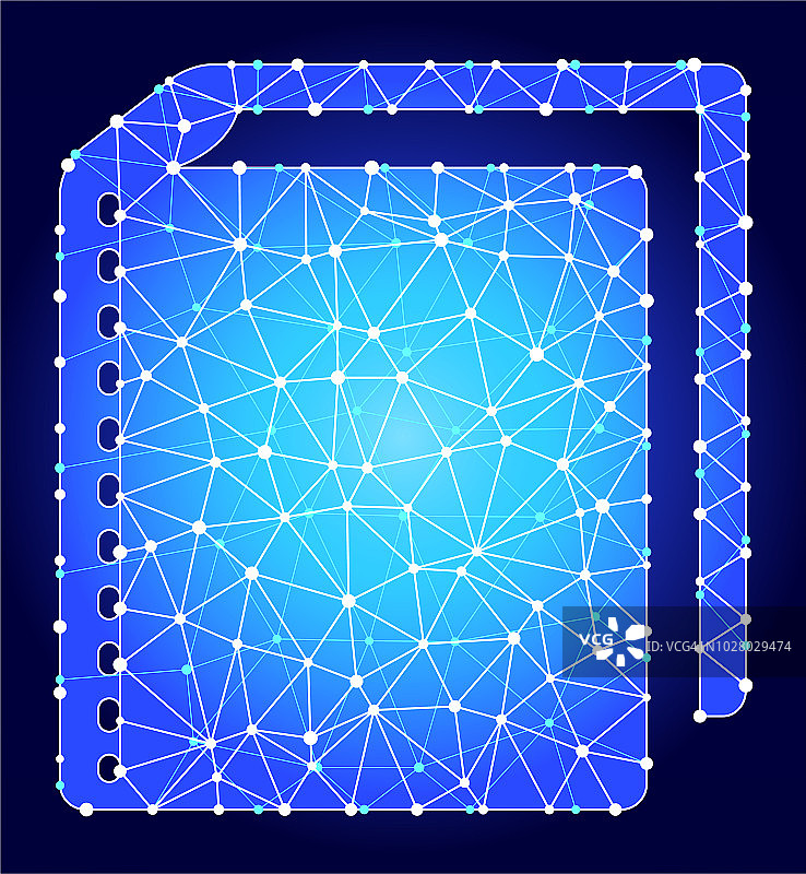 蓝色三角形节点矢量图案书籍图片素材