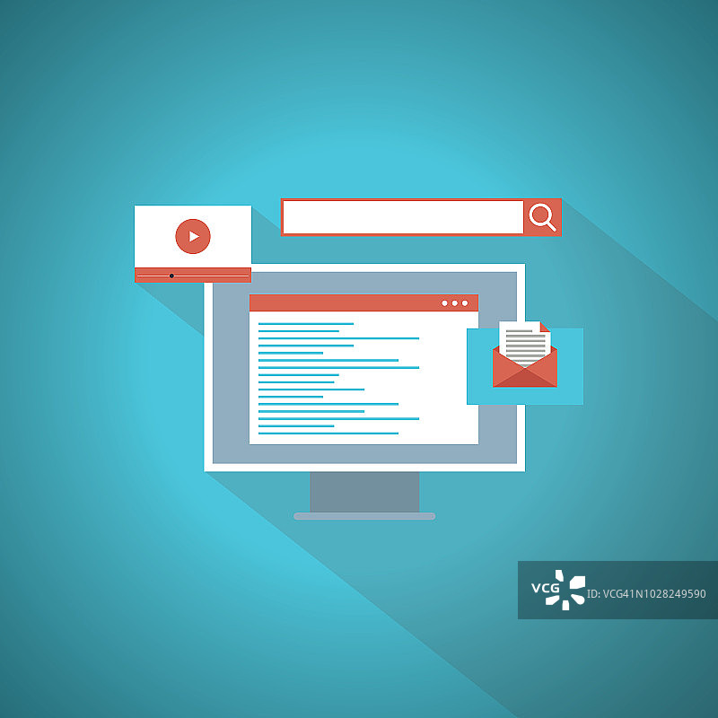 网页开发概念图片素材