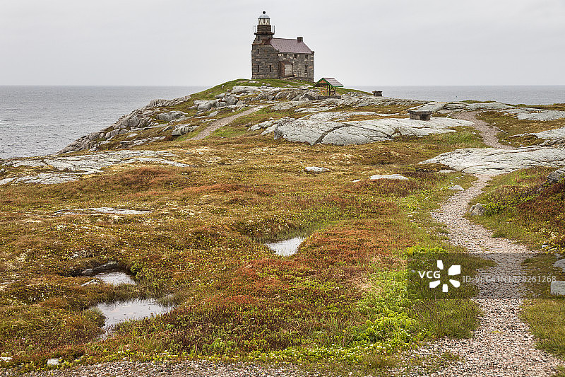 纽芬兰Rose Blanche灯塔图片素材