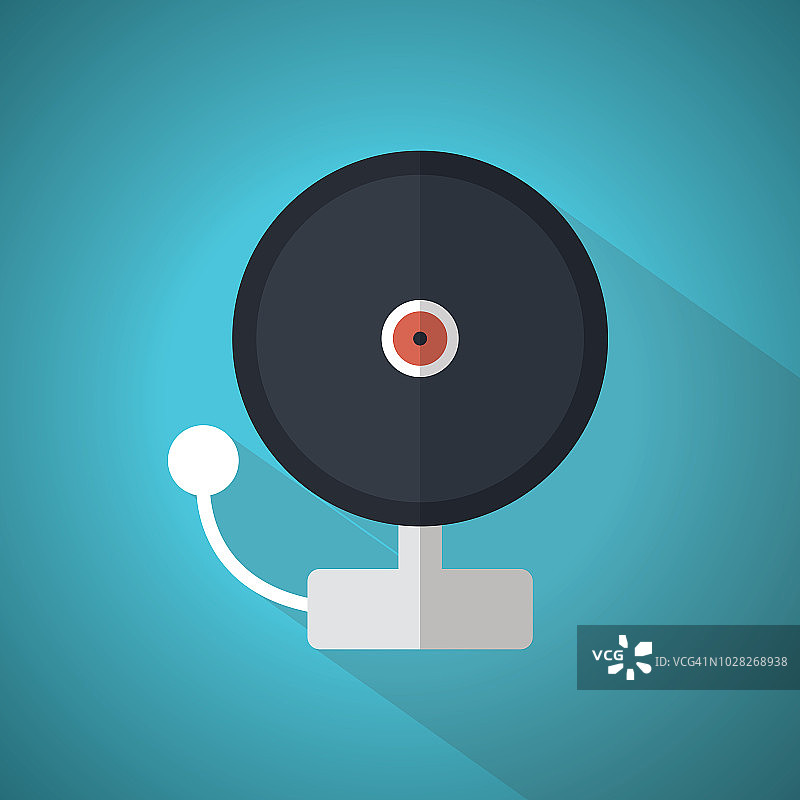 警铃平面图标图片素材