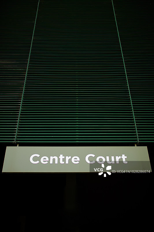 温布尔登锦标赛中央球场标志图片素材