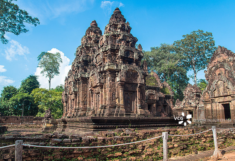 柬埔寨女王宫：宝石般的寺庙图片素材