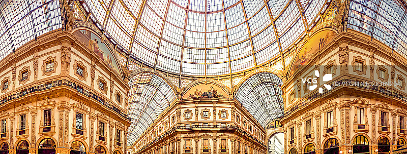 米兰埃马努埃莱二世长廊图片素材