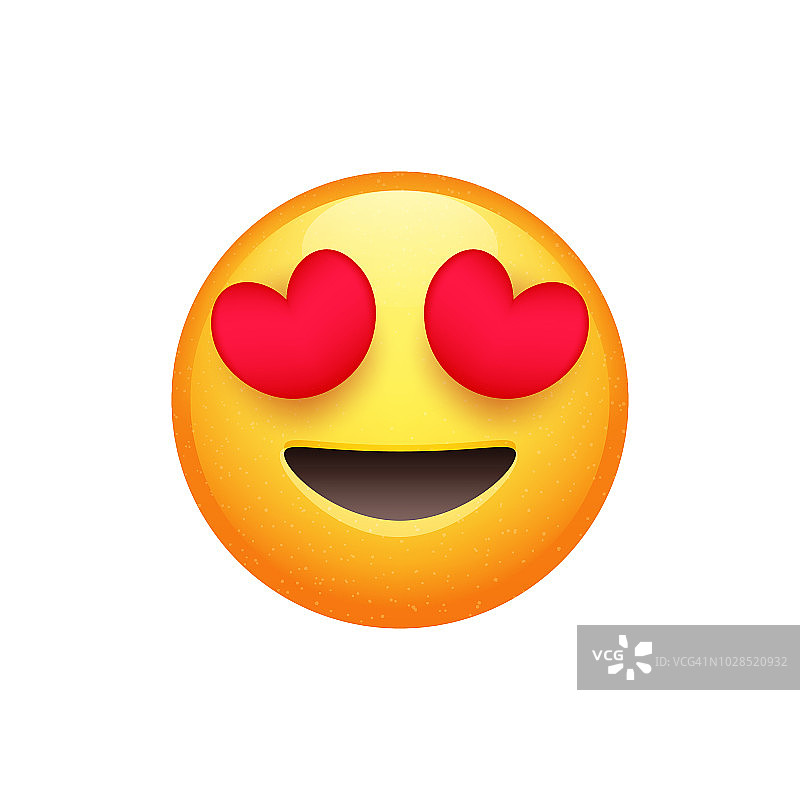 可爱的写实表情符号图片素材