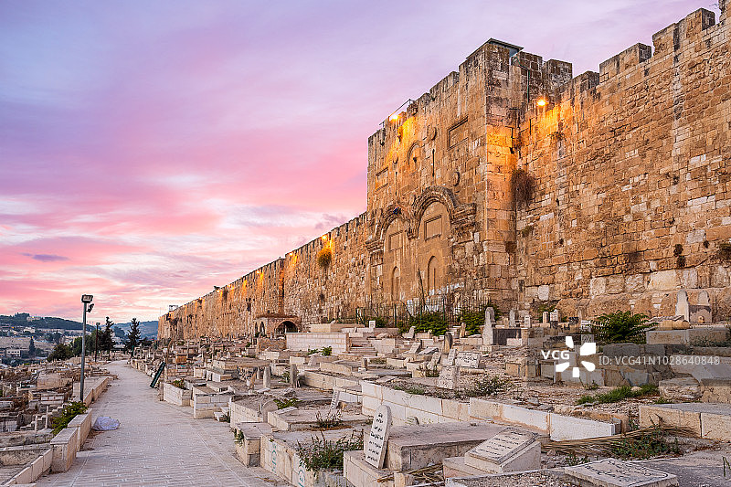 耶路撒冷金门图片素材