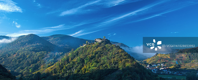 梅绍斯附近的葡萄园图片素材