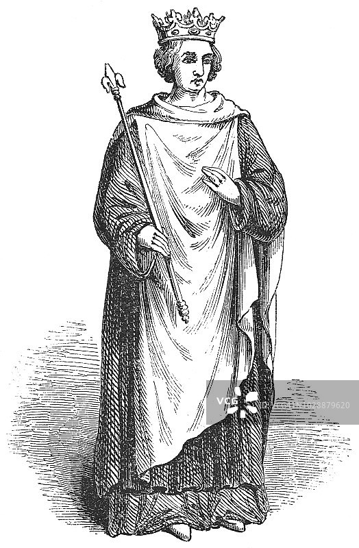 法国国王查理六世图片素材