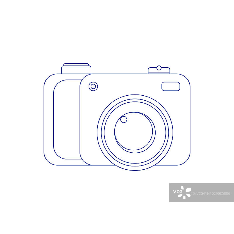 扁平风格数码相机图标图片素材