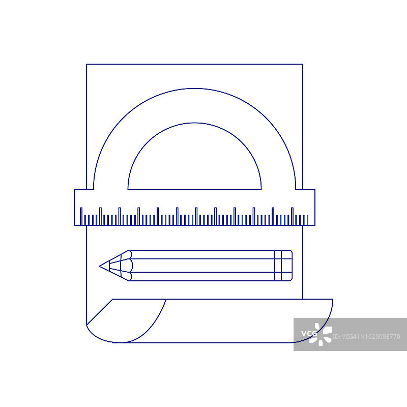 设计工具线性图标图片素材