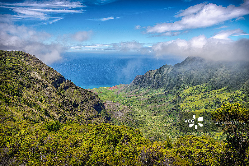 卡拉劳观景台的卡拉劳山谷图片素材