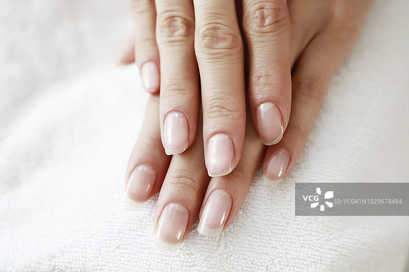 女人指甲特写图片素材