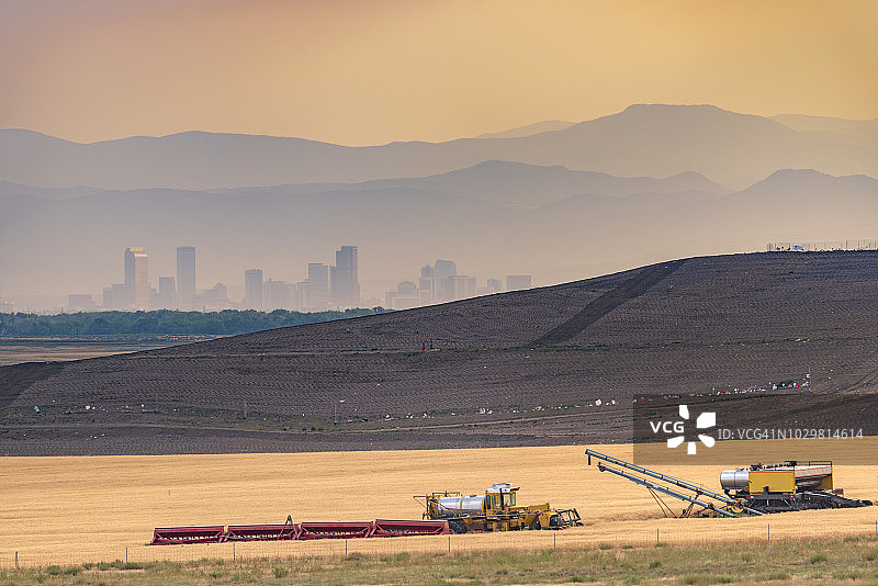 美国科罗拉多州丹佛市及周边地区图片素材