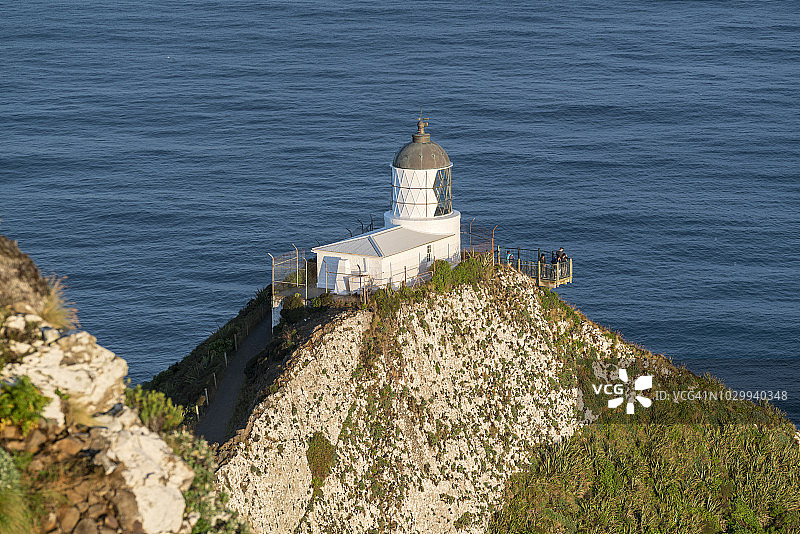 新西兰努盖特角灯塔图片素材