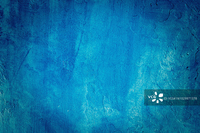 抽象的蓝色背景纹理混凝土或石膏手工墙图片素材