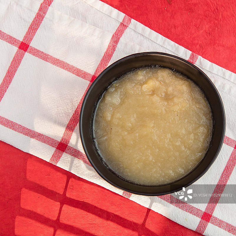 一碗苹果酱图片素材