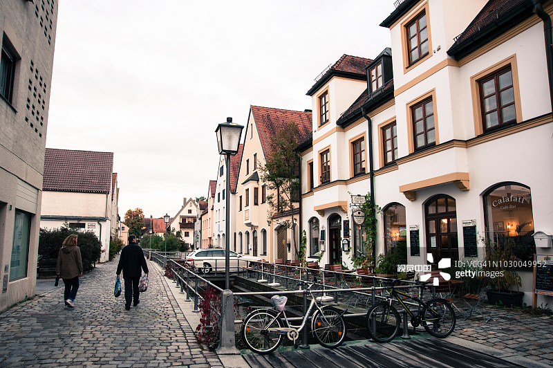 弗赖辛街道风光图片素材