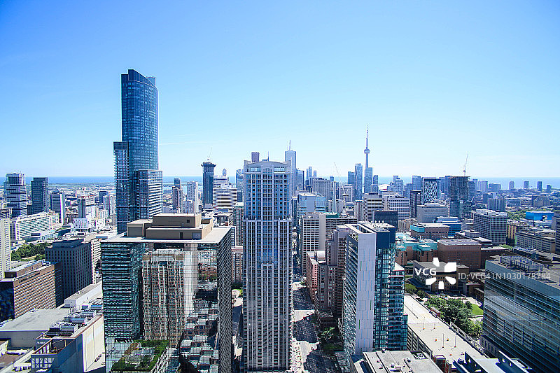多伦多鸟瞰图图片素材