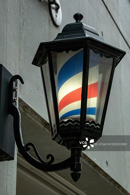 理发店转灯图片素材