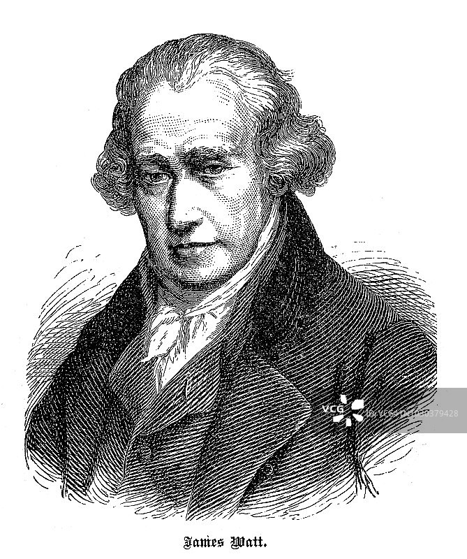 詹姆斯·瓦特是苏格兰发明家、机械工程师和化学家图片素材