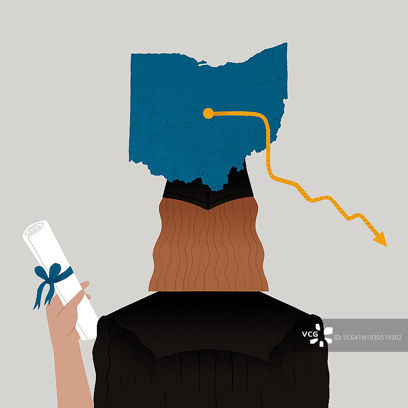 俄亥俄州教育衰退图片素材