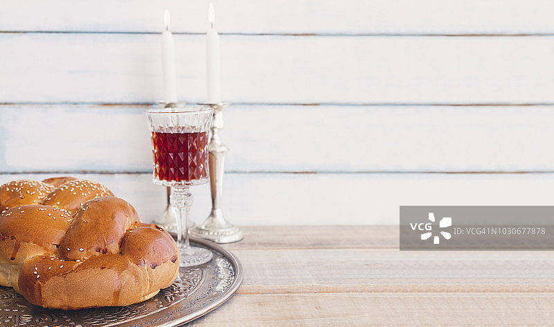 安息日基杜什仪式图片素材