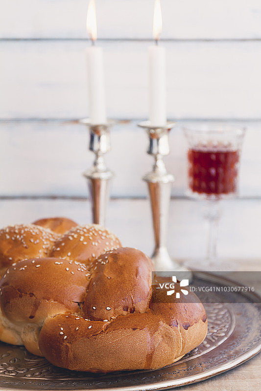 安息日基杜什仪式图片素材