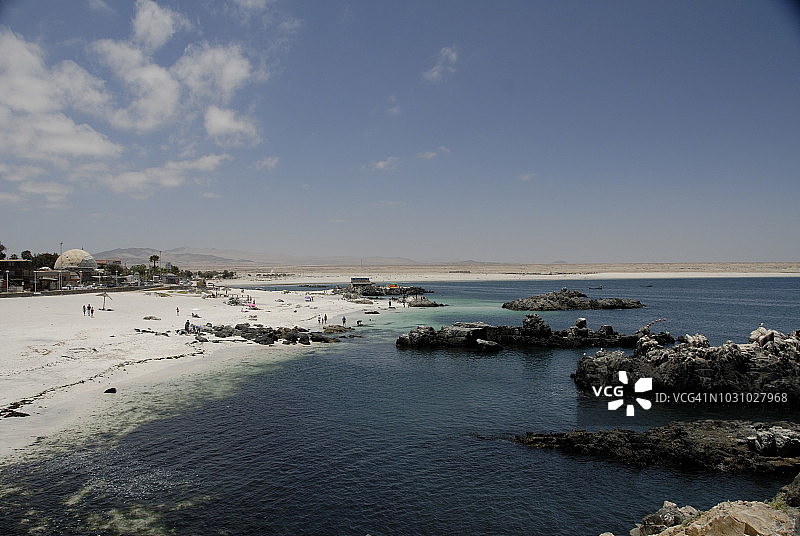 智利巴伊亚英格莱萨海滩图片素材