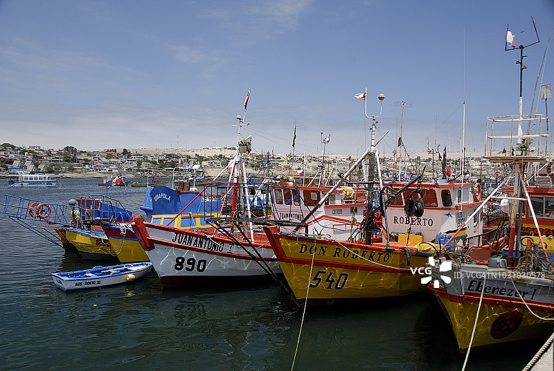 智利卡尔德拉码头图片素材