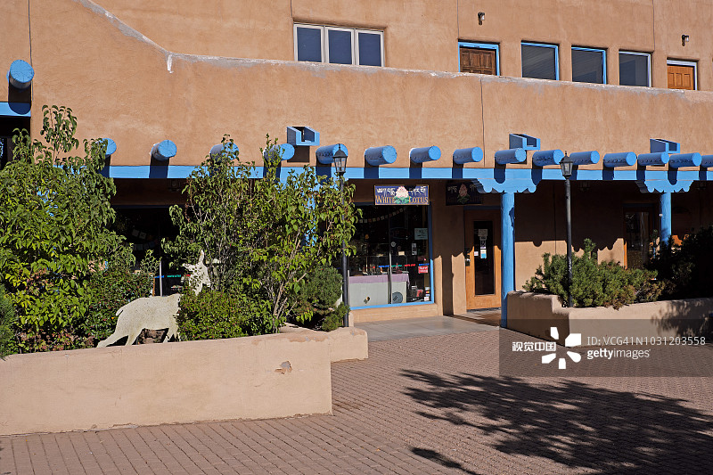 新墨西哥州陶斯麦卡锡广场历史街区图片素材