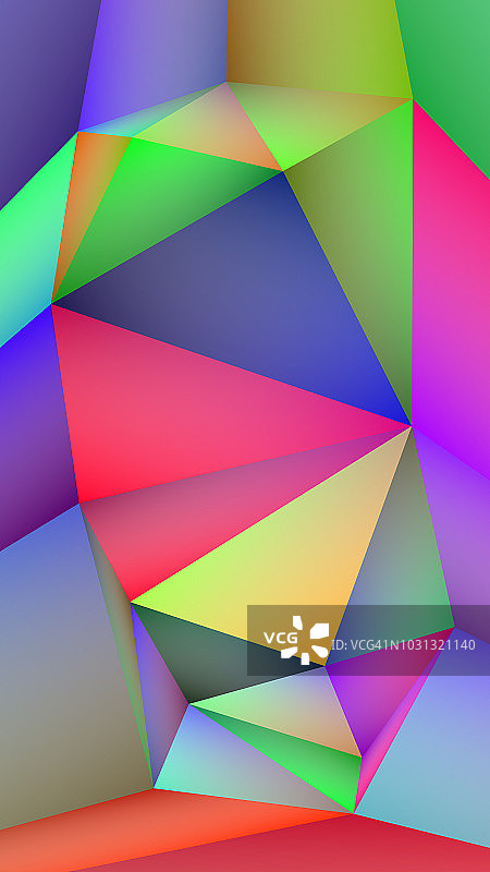 彩色抽象几何形状图片素材