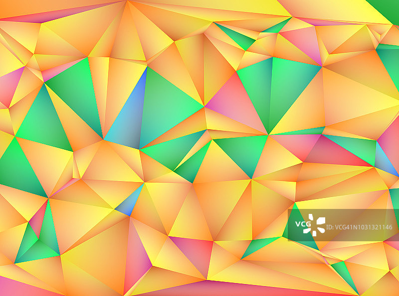 彩色抽象几何形状图片素材