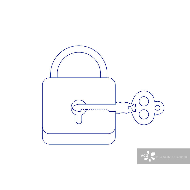 锁和钥匙图标图片素材