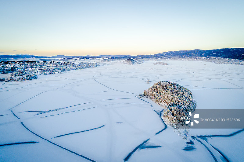 挪威斯泰因斯峡湾岛屿图片素材