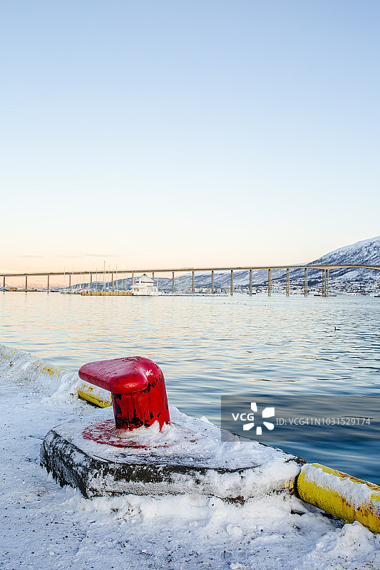 T型系船柱图片素材