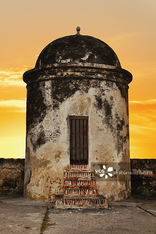 卡塔赫纳的圣费利佩堡垒图片素材