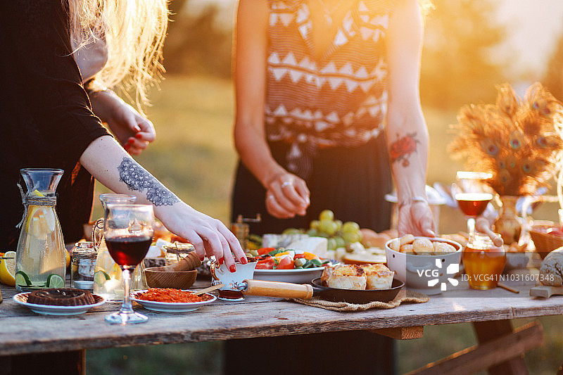 夏季野餐图片素材