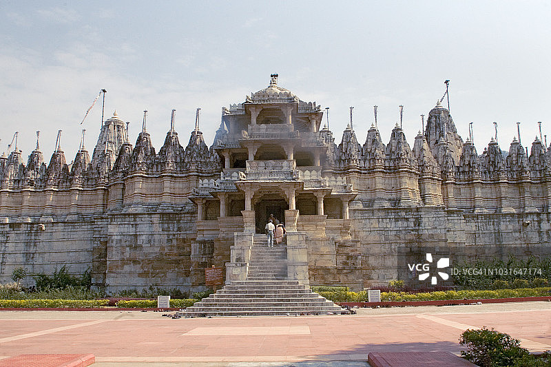 拉纳克普尔的耆那教寺庙图片素材