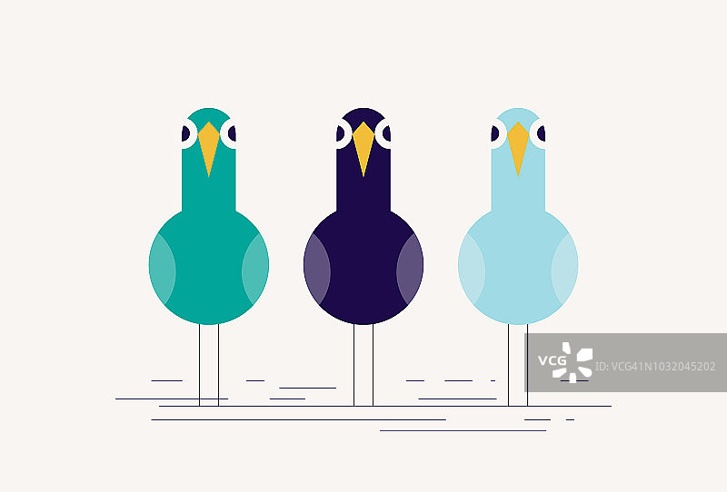 可爱的小鸟图片素材