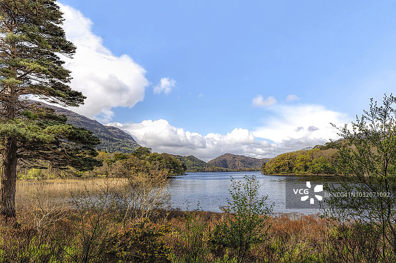 爱尔兰基拉尼莫克罗斯湖的风景图片素材