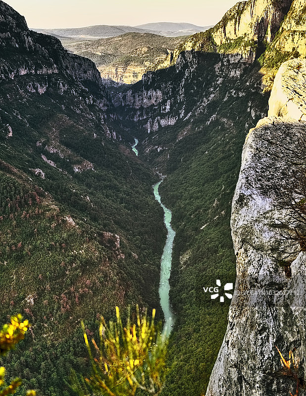 韦尔东大峡谷，法国，2018年夏季图片素材