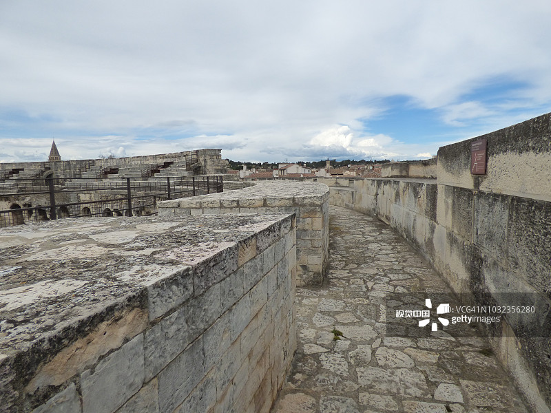 尼姆的罗马圆形剧场，法国图片素材
