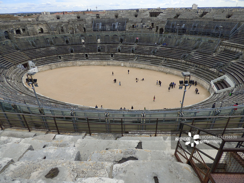 尼姆的罗马圆形剧场，法国图片素材
