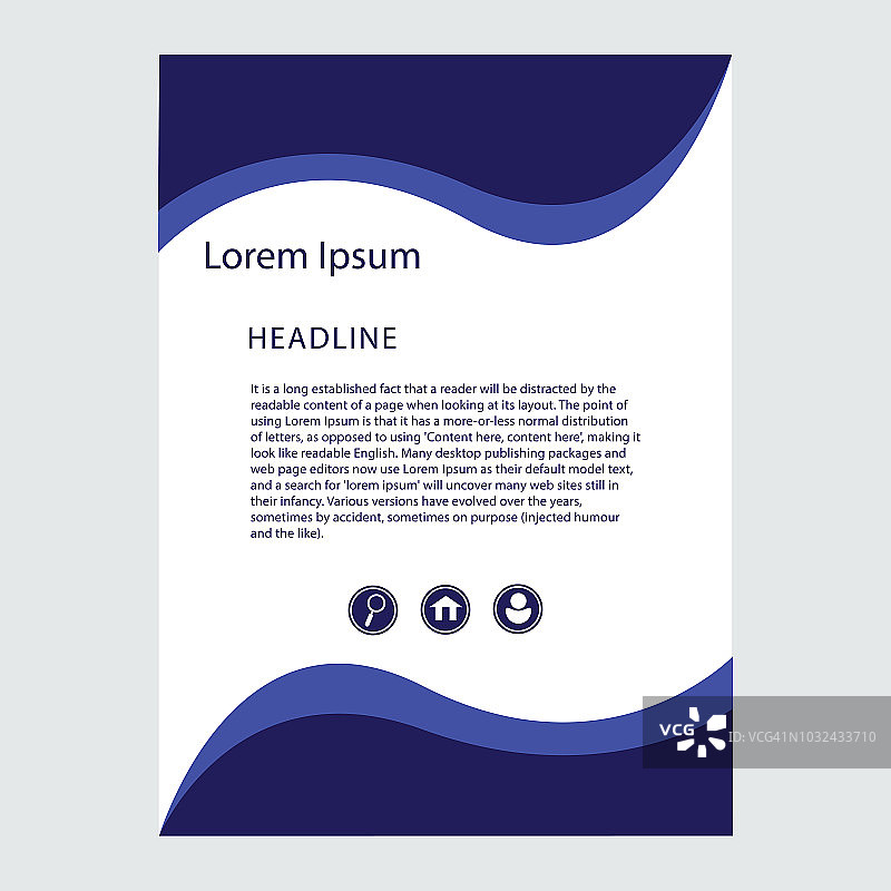 宣传册插画设计图片素材