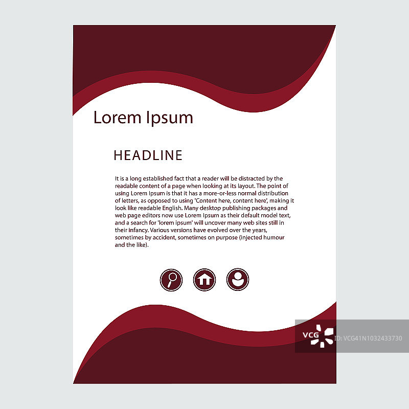 宣传册插画设计图片素材