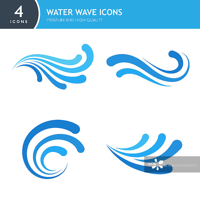 水波纹图标矢量素材图片素材