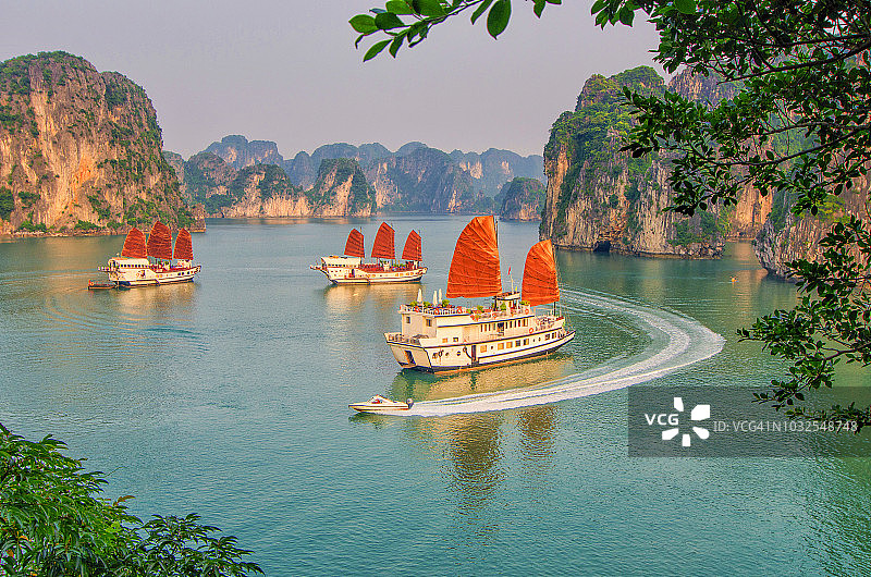 越南广宁下龙湾图片素材