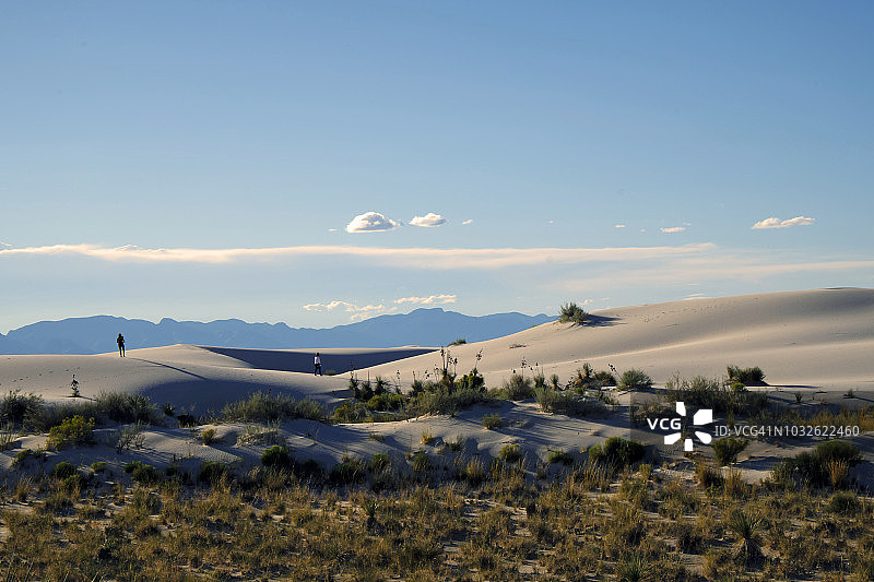 日落时分的白沙国家纪念地风光图片素材