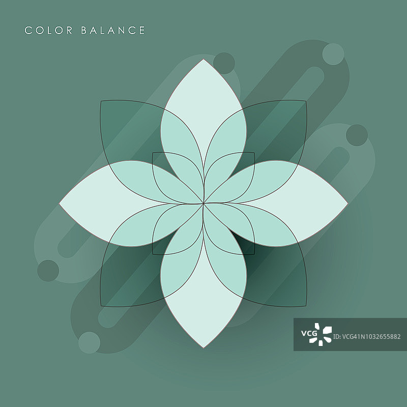 白色背景上的莲花图标标志图片素材